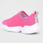 Tênis Infantil Slip On Fila Cano Baixo Gamer - Pink+Prata