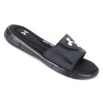 Chinelo Slide Under Armour Ignite Vi - Preto e Branco