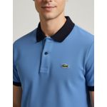 Gola Polo Lacoste Diferenciada Importada - Azul claro
