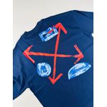 Camiseta Off-White - Marinho - Oversized 