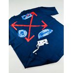 Camiseta Off-White - Marinho - Oversized 