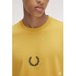 Camiseta Fred Perry - Amarelo - Bordada