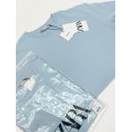 CAMISETA ZARA - AZUL BEBE