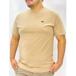 CAMISETA BÁSICA EMPORIO ARMANI - BEGE ARGILA