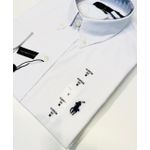 CAMISA SOCIAL MANGA LONGA LINHO RALPH LAUREN