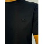Camiseta Lacoste Monocromática - Preta - Egípcia 