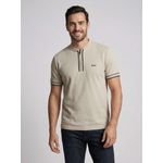 POLO BOSS ZIPER - BEGE