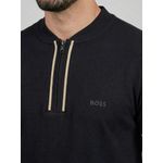 POLO BOSS ZIPER - PRETO