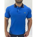 Gola Polo Lacoste Diferenciada Importada- Azul Royal 
