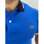 Gola Polo Lacoste Diferenciada Importada- Azul Royal 