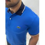 Gola Polo Lacoste Diferenciada Importada- Azul Royal 