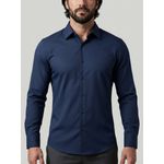 MARTINE LORENZO CAMISETA SOCIAL - MARINHO