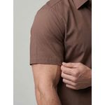 CAMISA SOCIAL BARI MARTINE LORENZO - MARROM