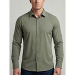 MARTINE LORENZO CAMISETA SOCIAL - VERDE