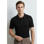 GOLA POLO TRICÔ MARTINE LORENZO - PRETO