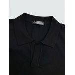 GOLA POLO TRICÔ MARTINE LORENZO - PRETO