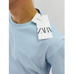 CAMISETA ZARA - AZUL BEBE