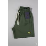 Short Mauricinho Sarja Fred Perry - Verde Militar