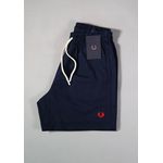 Short Mauricinho Sarja Fred Perry - Azul Marinho