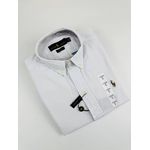 Camisa Social Tinturada Manga Curta Ralph Lauren - Branco