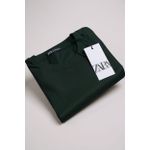 CAMISETA ZARA VERDE MUSGO