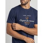 CAMISETA FRED PERRY AZUL MARINHO