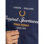CAMISETA FRED PERRY AZUL MARINHO