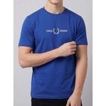 CAMISETA FRED PERRY AZUL 