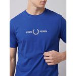 CAMISETA FRED PERRY AZUL 