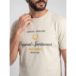 CAMISETA FRED PERRY BEGE