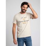 CAMISETA FRED PERRY BEGE