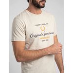 CAMISETA FRED PERRY BEGE