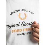 CAMISETA FRED PERRY BRANCO