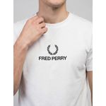 CAMISETA FRED PERRY BRANCA