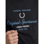 CAMISETA FRED PERRY PRETO 