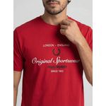 CAMISETA FRED PERRY VERMELHO