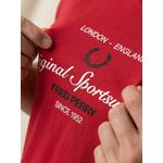 CAMISETA FRED PERRY VERMELHO