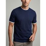 CAMISETA TRICÔ 1 MARTINE LORENZO - MARINHO