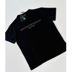 Camiseta Emporio Armani Milano PRETA MALHA CHINESA