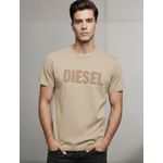 Camiseta Diferenciada Diesel - Bege