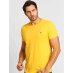 Camiseta Básica Lacoste - Amarelo