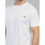 Camiseta Lacoste logo diferenciada - Egípcia Branca