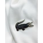 Camiseta Lacoste logo diferenciada - Egípcia Branca