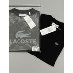Camiseta Lacoste Preta Com Bag - Egípcia 