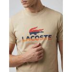 CAMISETA LACOSTE - BEGE