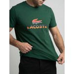 CAMISETA LACOSTE - VERDE MILITAR