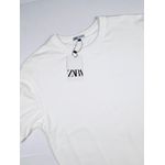 CAMISETA ZARA COM BAG - BRANCA