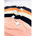 CAMISETA ZARA COM BAG - CHUMBO