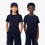 Camiseta Lacoste Infantil Original Preta