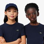 Camiseta Lacoste Infantil Original Preta